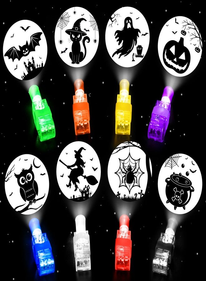 Bamamon 40 Pcs Halloween Party Favors Finger Lights for Kids, Halloween Light Up Toys Bulk Glow in the Dark Halloween Treats Non Candy Goodie Bag Fillers Basket Stuffers Classroom Prizes Trick or Treat Gift - Image 1